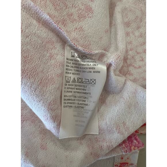 Sport Savvy French Terry Print Jacket CORAL NWOT SIZE XXS - Picture 5 of 7